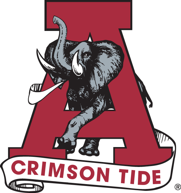 Alabama Crimson Tide 1974-2000 Primary Logo diy DTF decal sticker